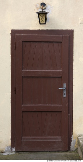 Single Old Wooden Doors