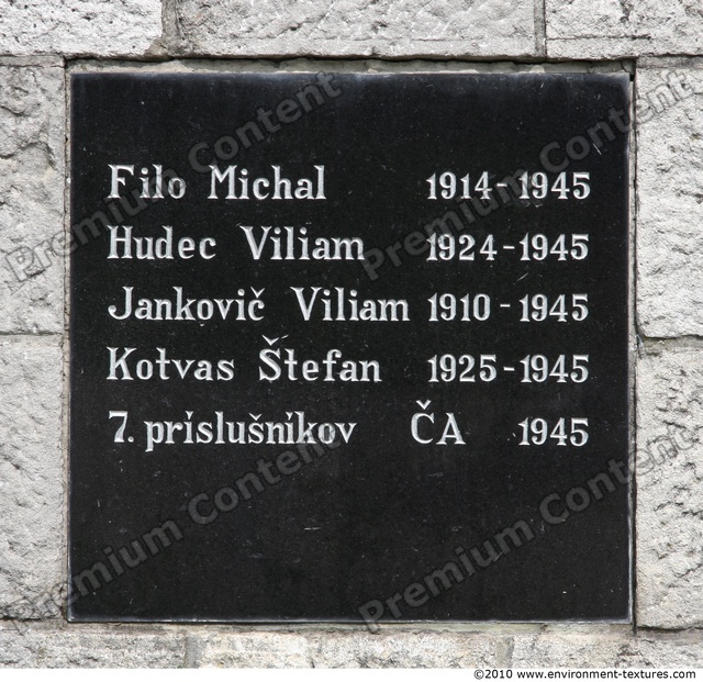 Memorial Plaque