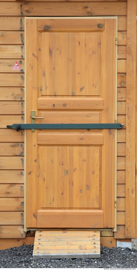 Single New Wooden Doors