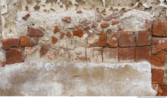 Wall Bricks Plastered