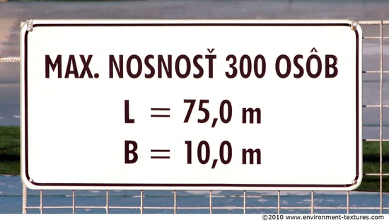 Letter and Numbers Sign