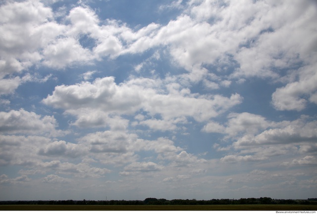 Blue Clouded Skies