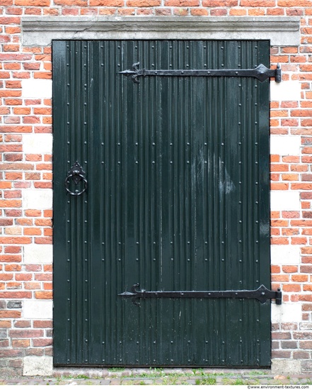 Single Old Wooden Doors