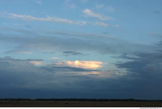 Blue Clouded Skies