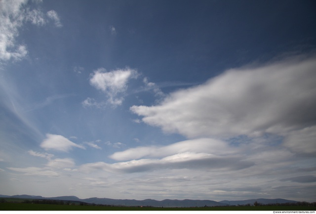 Blue Clouded Skies