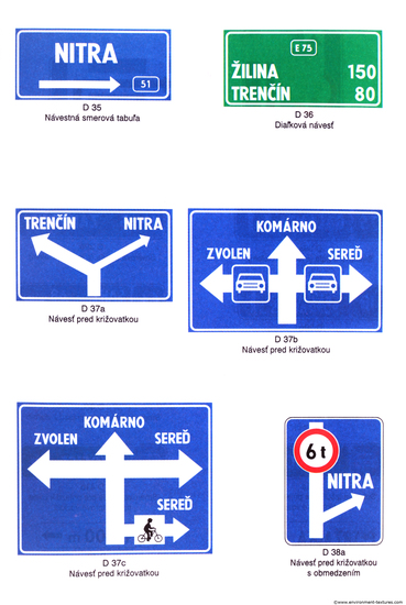 Directional Traffic Signs