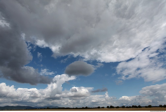 Blue Clouded Skies