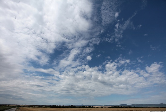 Blue Clouded Skies