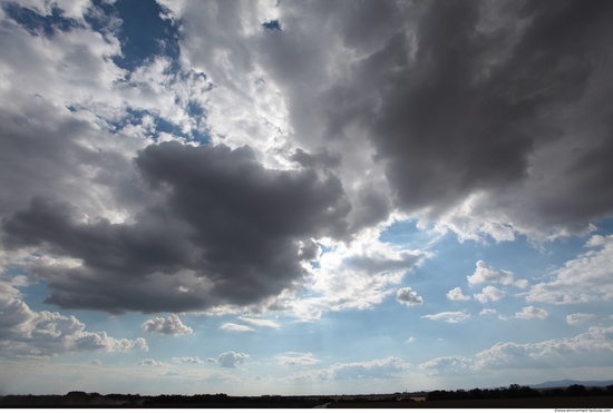 Blue Clouded Skies