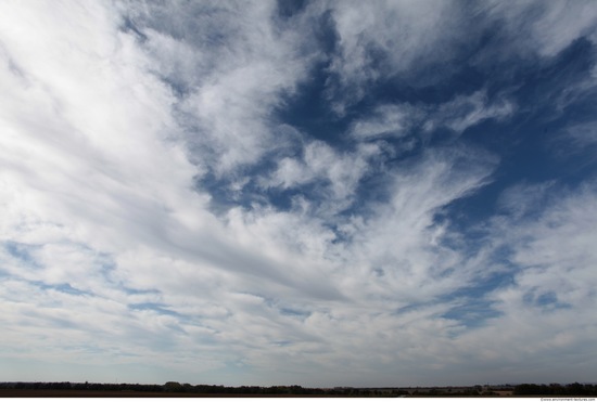 Blue Clouded Skies