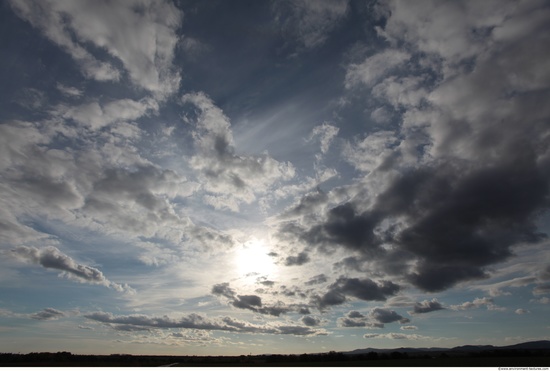 Blue Clouded Skies