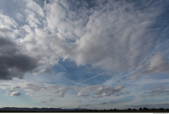 Blue Clouded Skies