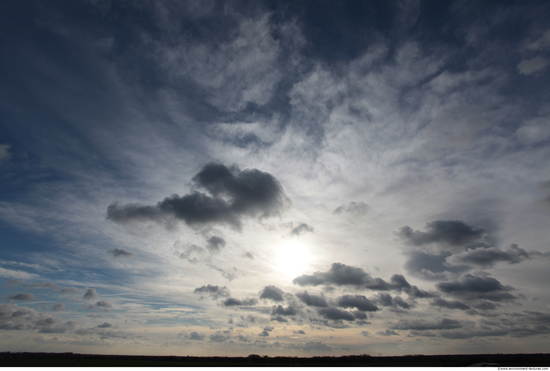 Blue Clouded Skies