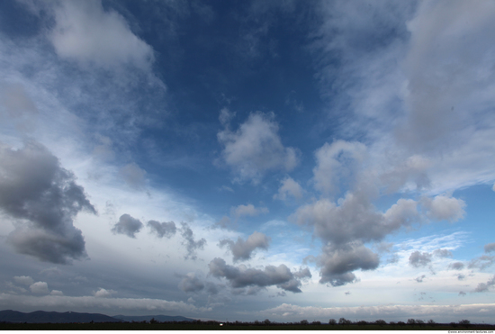 Blue Clouded Skies