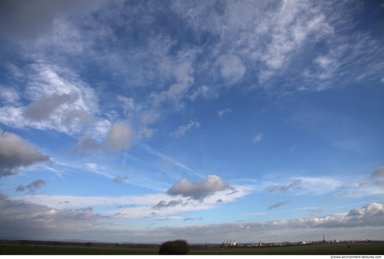 Blue Clouded Skies