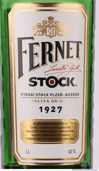 Photo Texture of Alcohol Label