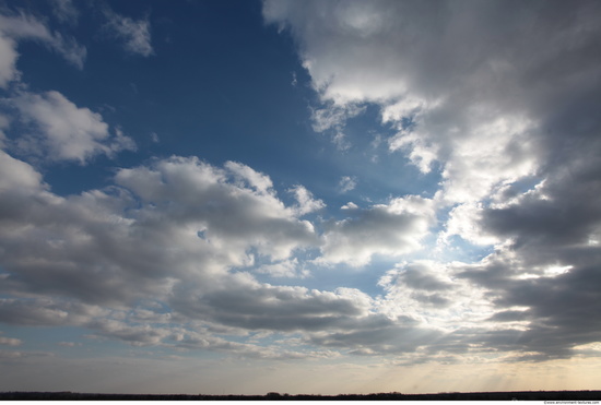 Blue Clouded Skies