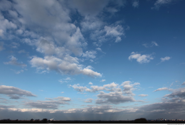 Blue Clouded Skies