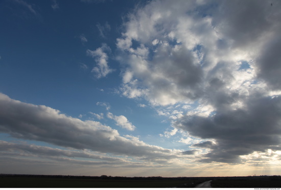 Blue Clouded Skies