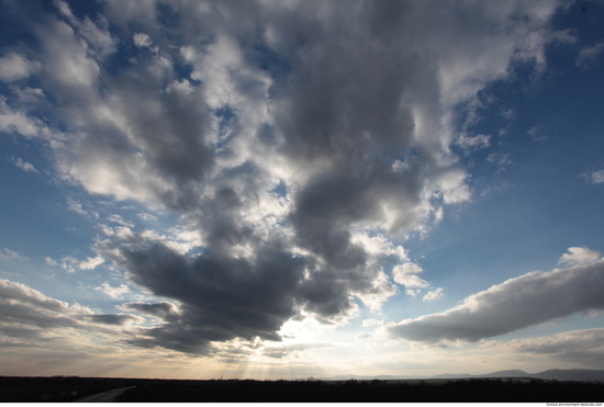 Blue Clouded Skies