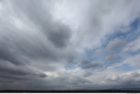 Blue Clouded Skies