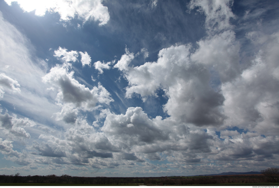 Blue Clouded Skies