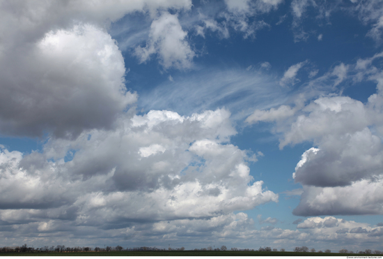 Blue Clouded Skies