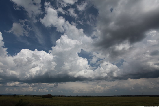 Blue Clouded Skies