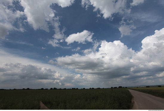 Blue Clouded Skies