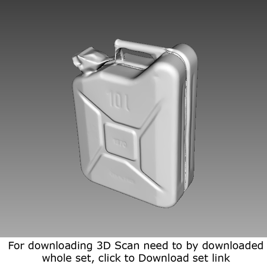 Jerrycan 3D Scan