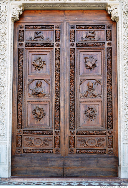 Ornate Wooden Doors