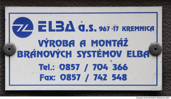 Information Sign