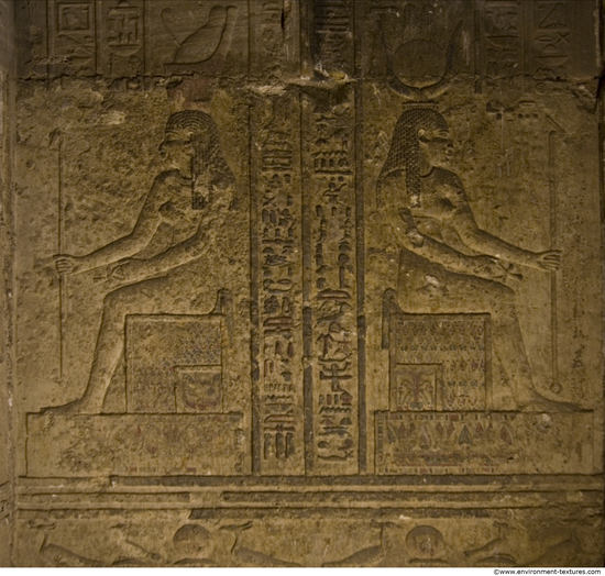 Egypt Dendera Hieroglyphics