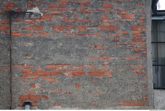 Wall Bricks Plastered