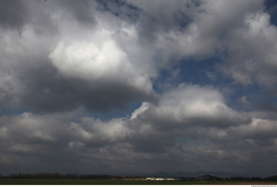 Blue Clouded Skies