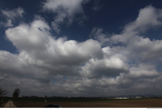 Blue Clouded Skies