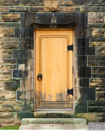 Single Old Wooden Doors