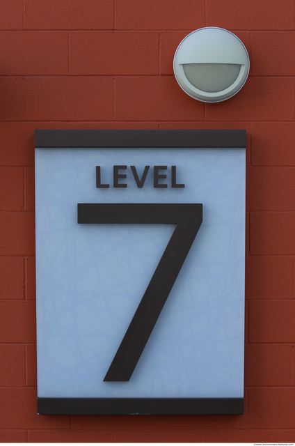 Letter and Numbers Sign