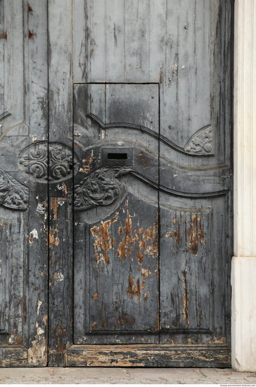 Single Old Wooden Doors