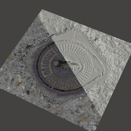 Manhole Cover 3D Scan