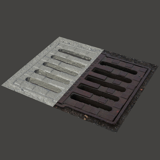 3D Scan of Manhole Cover