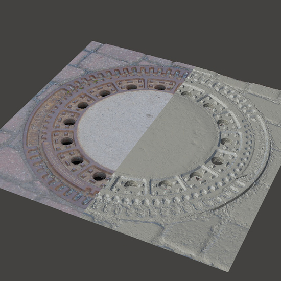 3D Scan of Manhole Cover