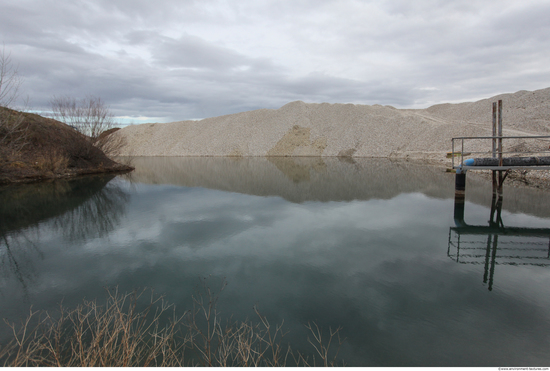 Background Gravel Quarry