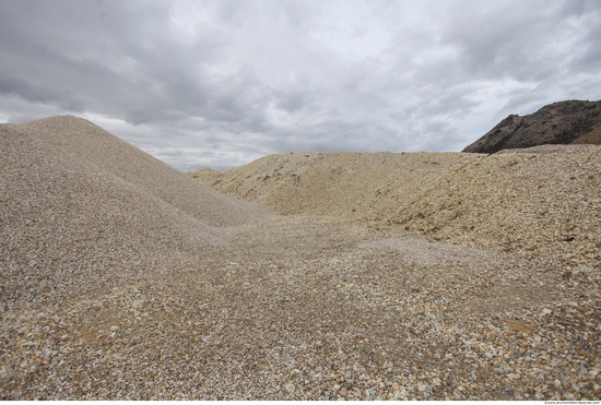 Background Gravel Quarry