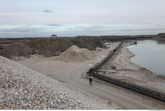 Background Gravel Quarry