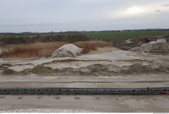 Background Gravel Quarry