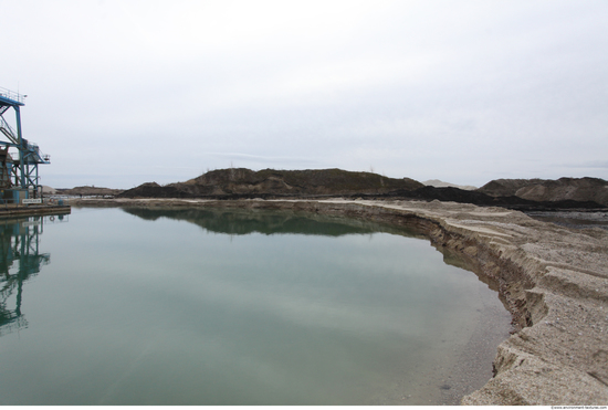 Background Gravel Quarry