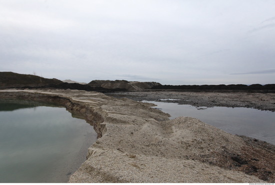 Background Gravel Quarry