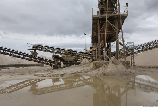 Background Gravel Quarry