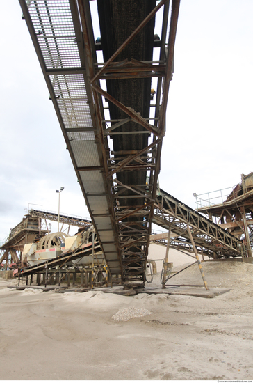 Background Gravel Quarry